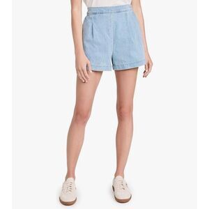 Madewell Womens Flat Front Denim Pull On Shorts Lightwash NWT Size XS